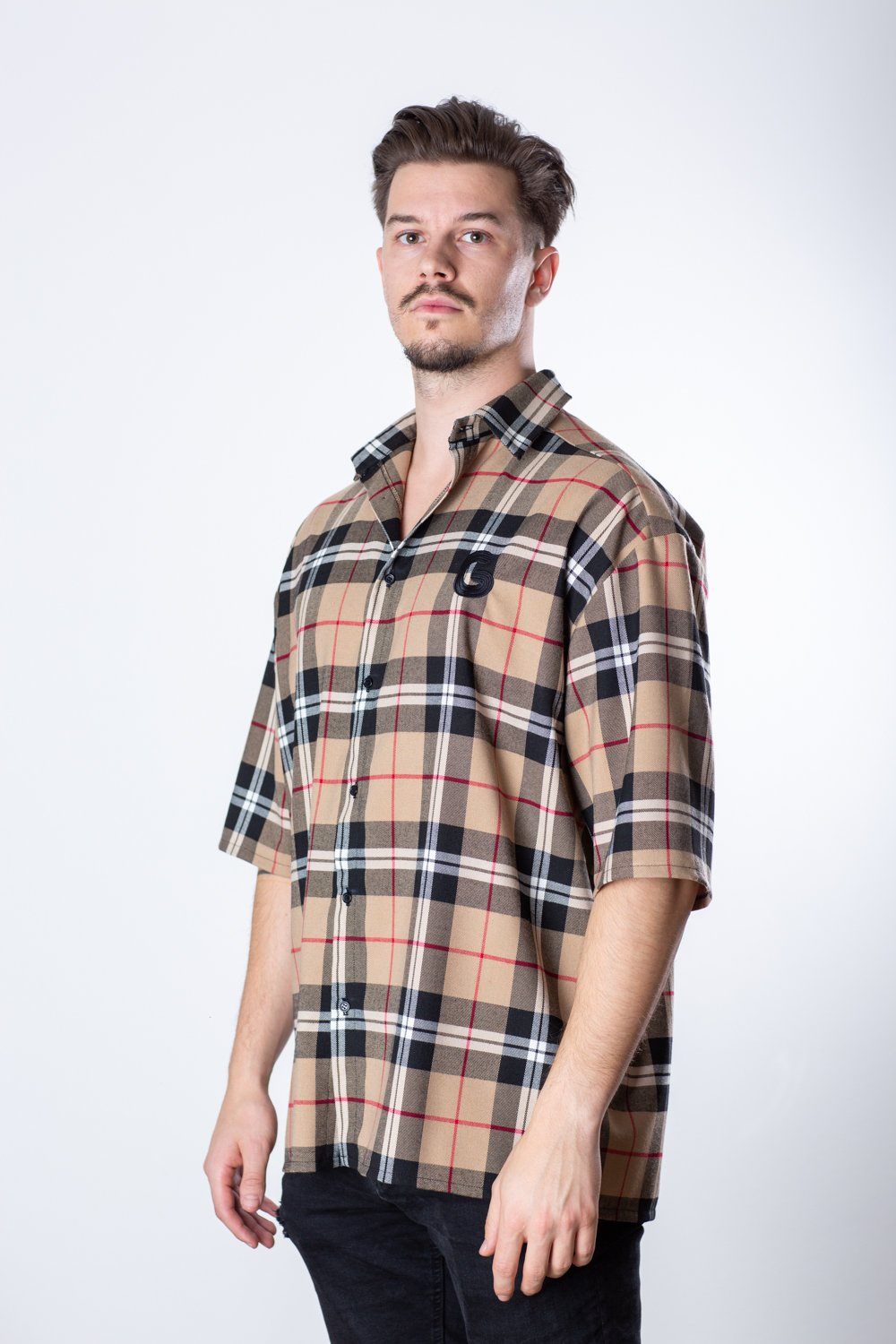 Burberry tartan deals shirt